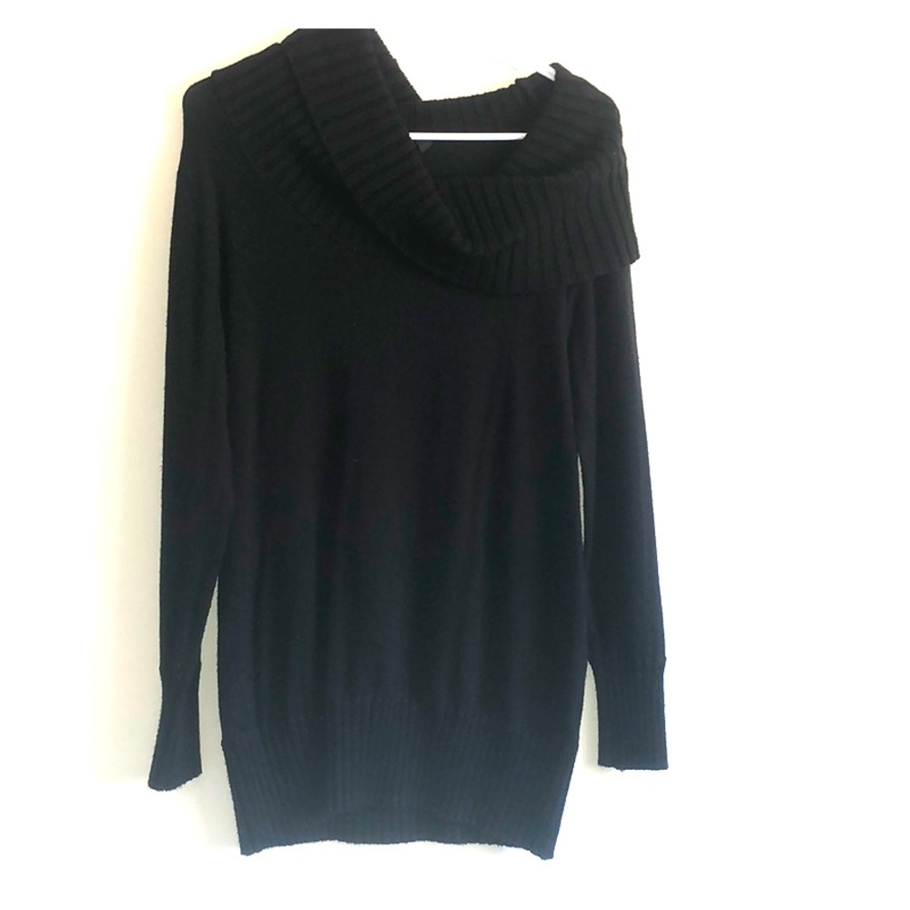 The limited black cowl neck